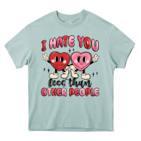 Arona i hate you less than other people Heavy Core Tee - MaliasSmallBusiness