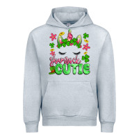 Heather Grey shamrock cutie artiststas Urban Hoodie - Artiststas
