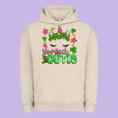 Shamrock Cutie Artiststas Urban Hoodie Designed By Artiststas