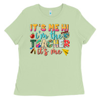Matcha its me hi im the teacher its me nca Ladies Tee - NancyCooperArtShop