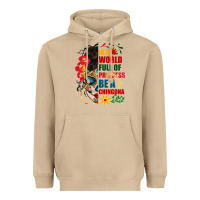 Mushroom in a world full of princess be a chingona Heavyweight Hoodie - BundleAndBundleShop