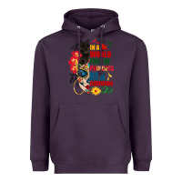 Plum in a world full of princess be a chingona Heavyweight Hoodie - BundleAndBundleShop