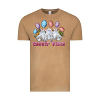 Vintage Camel Easter Vibes with Bunny and Eggs Vintage Tee - RanaPortraitStore