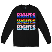 Black Rights rights rights Long Sleeve Tee - NancyCooperArtShop