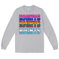 Moon Dust Rights rights rights Long Sleeve Tee - NancyCooperArtShop