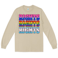 Mushroom Rights rights rights Long Sleeve Tee - NancyCooperArtShop