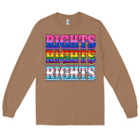 Toasted Coconut Rights rights rights Long Sleeve Tee - NancyCooperArtShop