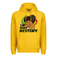 Lemon I am black history Premium Hoodie - FaDigitalArtStudio