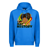 True Royal I am black history Premium Hoodie - FaDigitalArtStudio