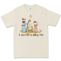 Bone o come let us adore him Premium Tee - MaliasSmallBusiness