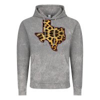 Cloud Rock Western Texas Map Leopard Pattern Vintage Hoodie - Bettercallsaul