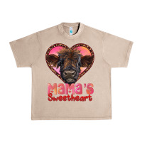 French Oak mama's sweetheart highland calf Urban Heavy Tee - RanaPortraitStore