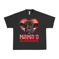 Pigment Black mama's sweetheart highland calf Urban Heavy Tee - RanaPortraitStore
