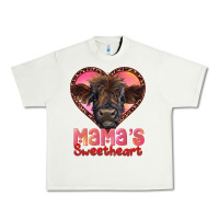 Pistachio mama's sweetheart highland calf Urban Heavy Tee - RanaPortraitStore