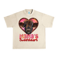Sandshell mama's sweetheart highland calf Urban Heavy Tee - RanaPortraitStore