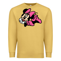 Antique Gold Minnie Mouse Premium Sweatshirt - CowhideDigitalArt