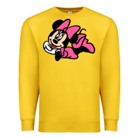 Lemon Minnie Mouse Premium Sweatshirt - CowhideDigitalArt