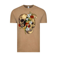 Vintage Coffee nature skull Vintage Tee - RanaPortraitStore