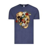 Vintage Denim nature skull Vintage Tee - RanaPortraitStore