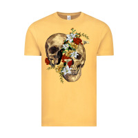 Vintage Mustard nature skull Vintage Tee - RanaPortraitStore