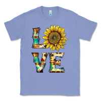 Colony Blue western love with sunflower Classic Tee - Artiststas