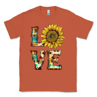 Copper western love with sunflower Classic Tee - Artiststas