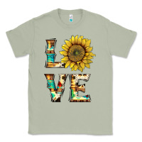 Matcha western love with sunflower Classic Tee - Artiststas
