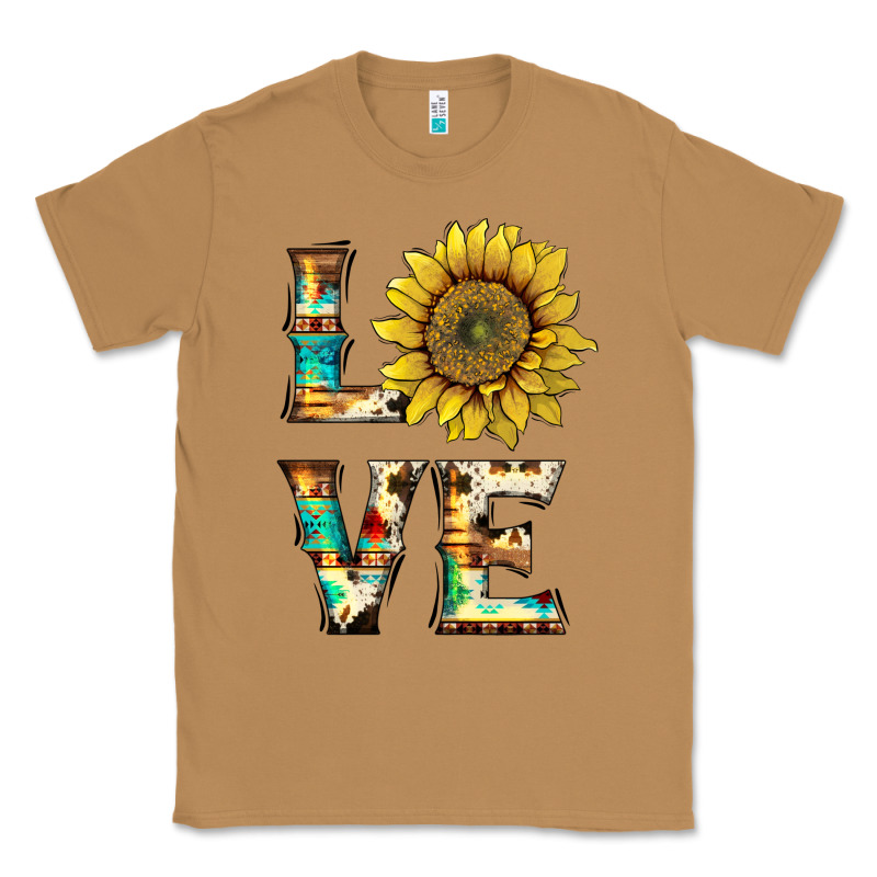 Western Love With Sunflower Classic Tee by Artiststas | Teevron