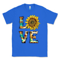 True Royal western love with sunflower Classic Tee - Artiststas