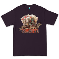 Plum long live cowboys cards Premium Tee - NancyCooperArtShop