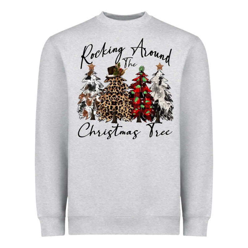 Rocking Around The Christmas Tree Heavyweight Sweatshirt by CowGirlArtShop | Teevron