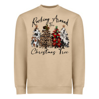 Mushroom rocking around the christmas tree Heavyweight Sweatshirt - CowGirlArtShop