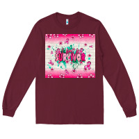 Burgundy I am a survivor Long Sleeve Tee - NancyCooperArtShop