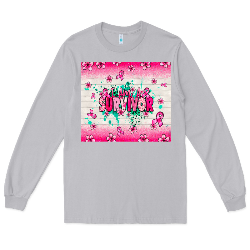 I Am A Survivor Long Sleeve Tee by NancyCooperArtShop | Teevron
