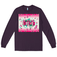 Plum I am a survivor Long Sleeve Tee - NancyCooperArtShop