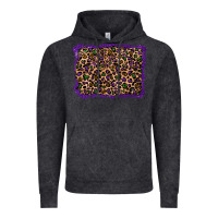 Vintage Black mardi gras leopard background Vintage Hoodie - RanaPortraitStore