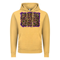 Vintage Mustard mardi gras leopard background Vintage Hoodie - RanaPortraitStore