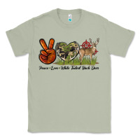 Matcha Peace Love White Tailed Buck Deer Classic Tee - LillyAllenDesigns