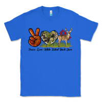 True Royal Peace Love White Tailed Buck Deer Classic Tee - LillyAllenDesigns