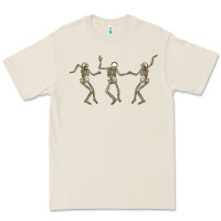 Bone dancing skeletons Premium Tee - MaliasSmallBusiness