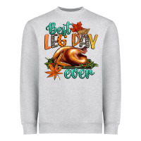 Heather Grey best leg day ever Heavyweight Sweatshirt - CowGirlArtShop