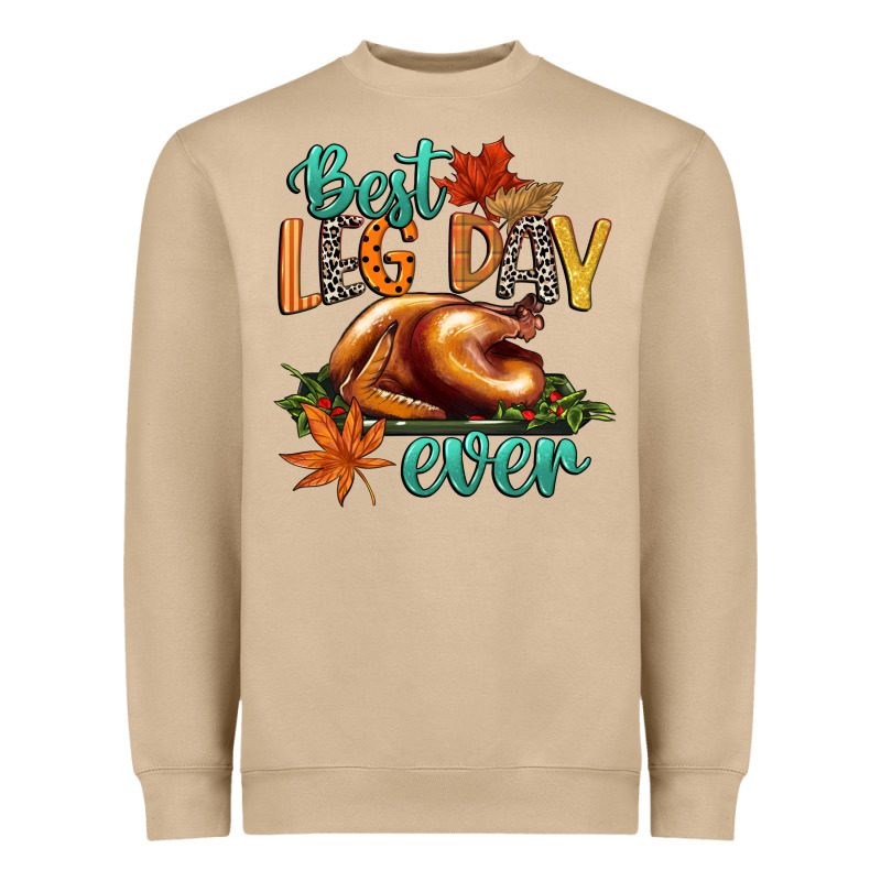 Best Leg Day Ever Heavyweight Sweatshirt by CowGirlArtShop | Teevron