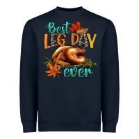 Navy best leg day ever Heavyweight Sweatshirt - CowGirlArtShop