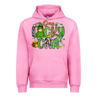 Fuchsia Pink one lucky cna Urban Hoodie - Artiststas