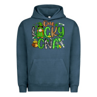 Pigment Midnight Navy one lucky cna Urban Hoodie - Artiststas