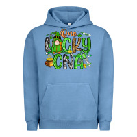 Pigment Pebble Blue one lucky cna Urban Hoodie - Artiststas