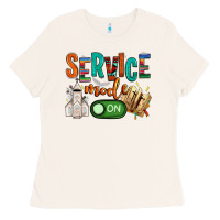 Bone service mode on Ladies Tee - NancyCooperArtShop