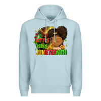 Blue Mist Little miss Juneteenth Premium Hoodie - FaDigitalArtStudio