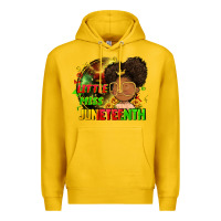 Lemon Little miss Juneteenth Premium Hoodie - FaDigitalArtStudio