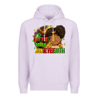Lilac Little miss Juneteenth Premium Hoodie - FaDigitalArtStudio